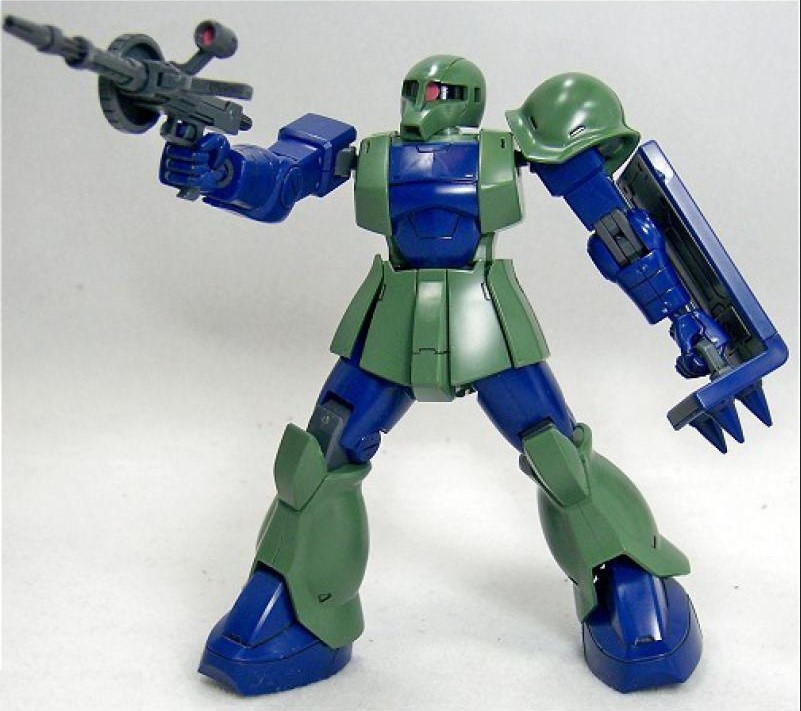 Bandai MS IN ACTION Model Kit MSiA MA-05 Bigro & MS-05B Zaku I