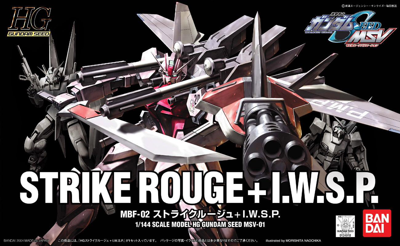 Hg Seed Msv 01 Mbf 02 Strike Rouge I W S P Gundam Pros