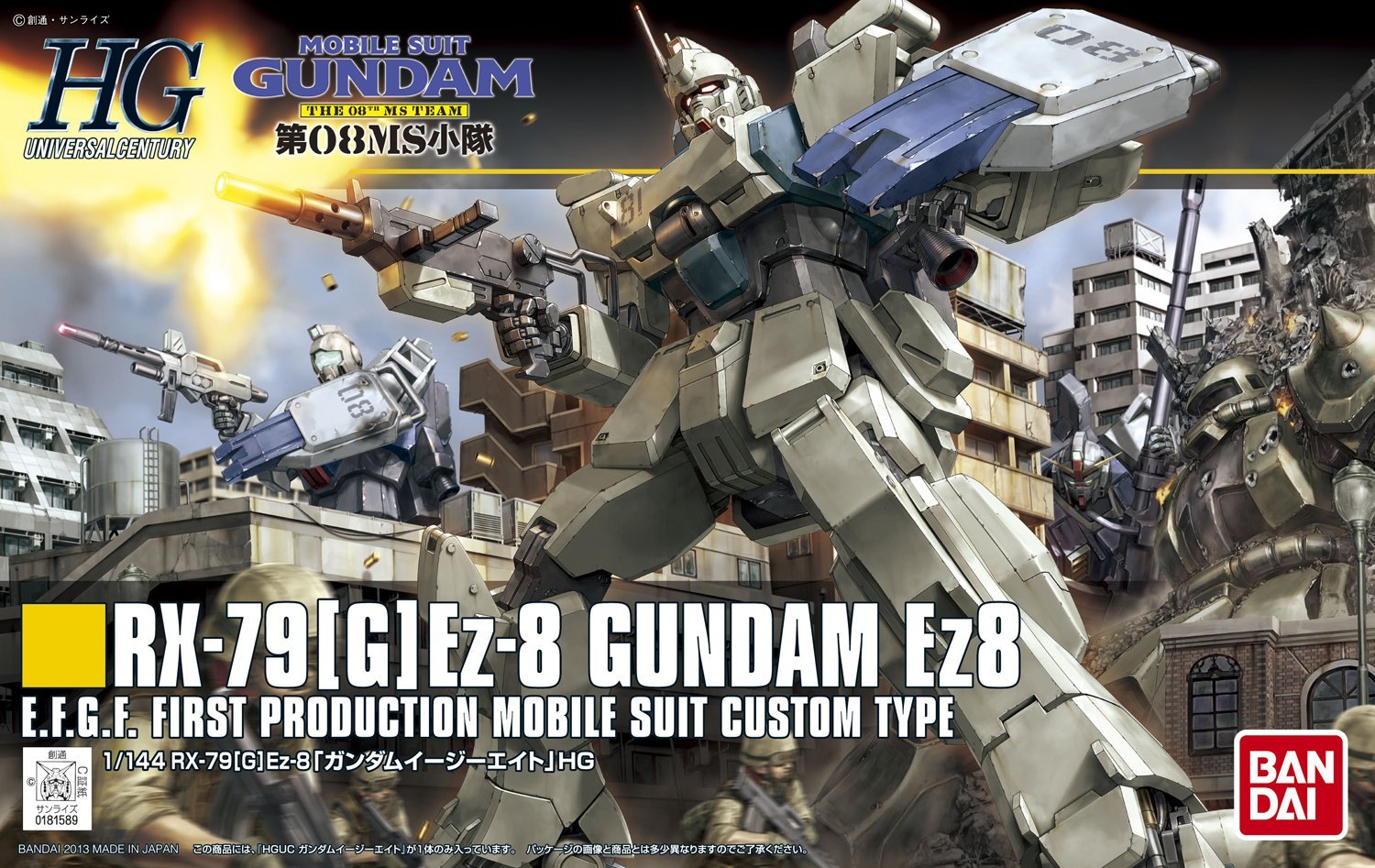 Hguc 155 Rx 79 G Ez 8 Gundam Ez8 Gundam Pros