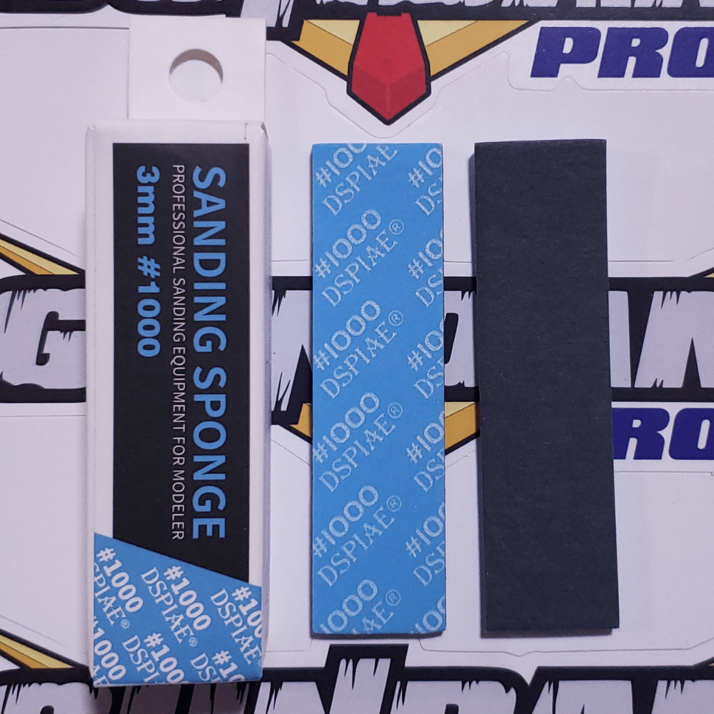 DSPIAE Sanding Sponge 3mm 1000 Grit Gundam Pros