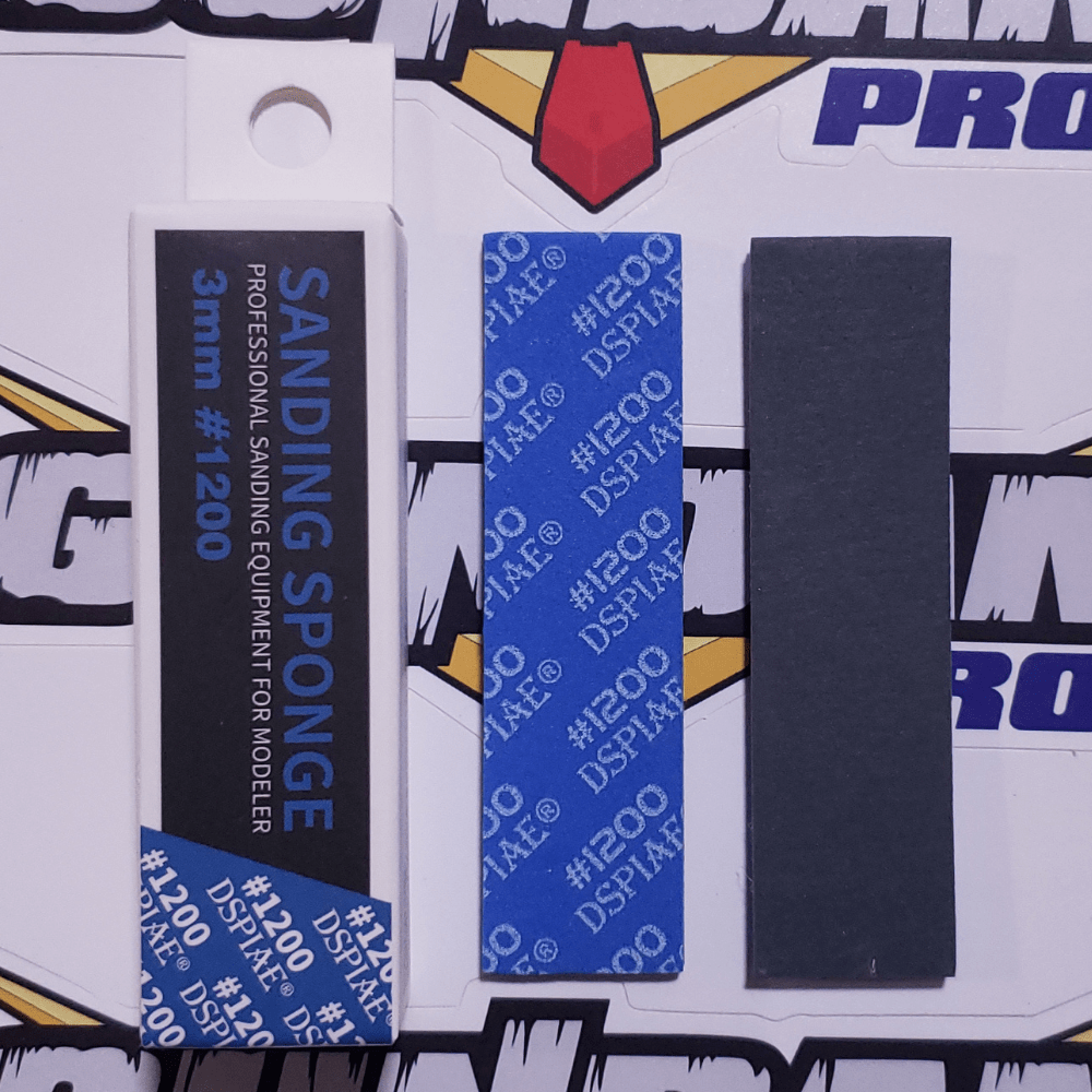 DSPIAE Sanding Sponge 3mm 1200 Grit Gundam Pros