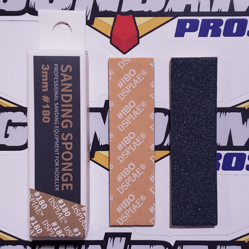 DSPIAE Sanding Sponge 3mm 180 Grit Gundam Pros