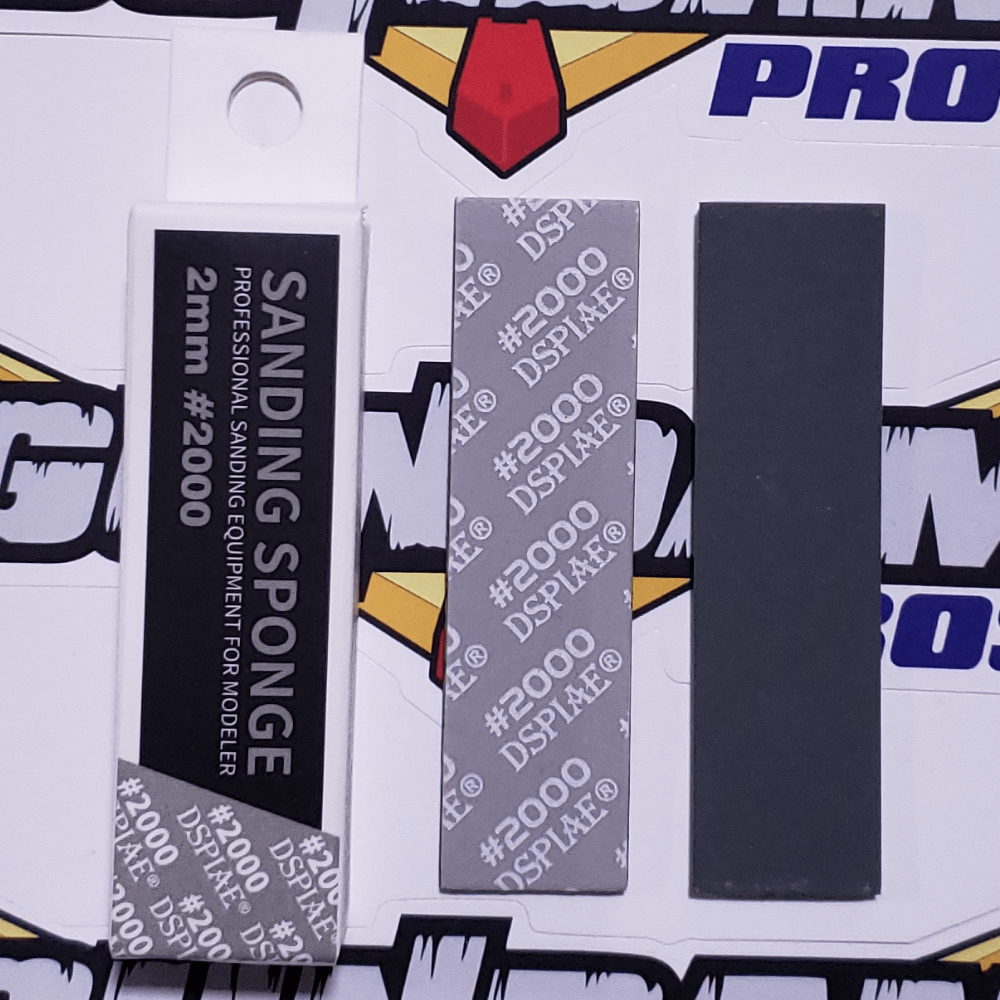 DSPIAE Sanding Sponge 2mm 2000 Grit Gundam Pros