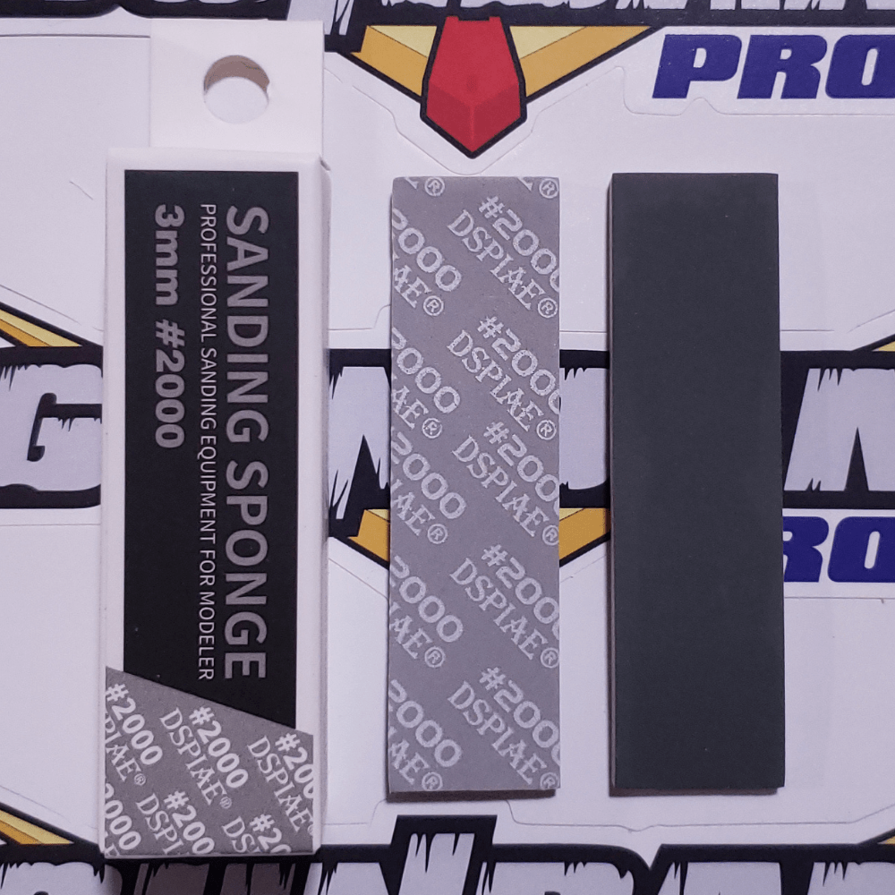 DSPIAE Sanding Sponge 3mm 2000 Grit Gundam Pros