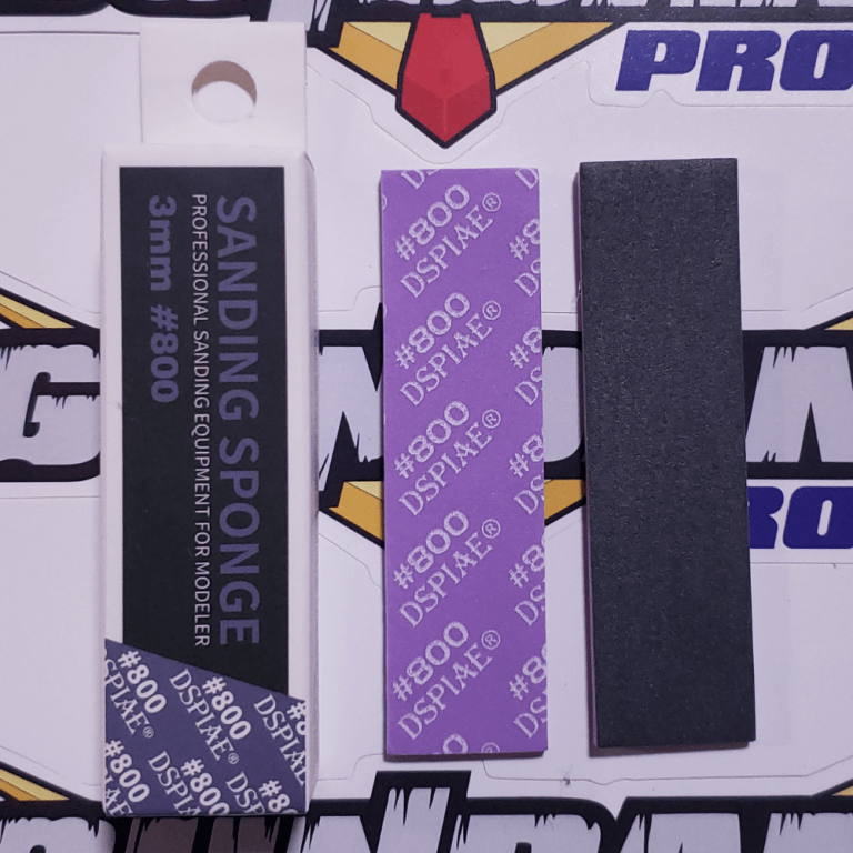 DSPIAE Sanding Sponge 3mm 800 Grit Gundam Pros