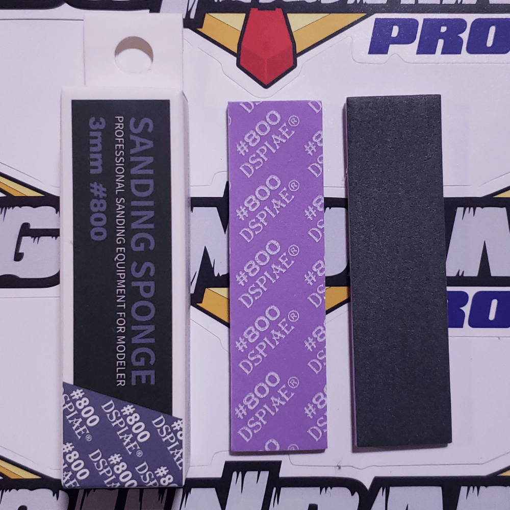 DSPIAE Sanding Sponge 3mm 800 Grit Gundam Pros