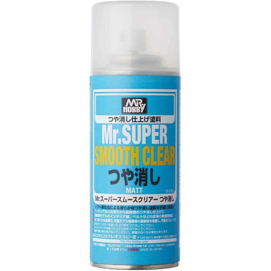 Mr. Super Smooth Clear Spray - Gundam Pros