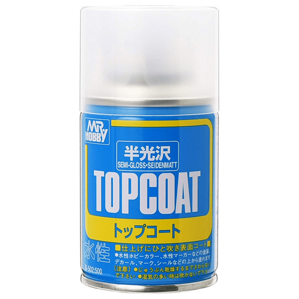 Mr. Top Coat Semi Gloss Spray Gundam Pros