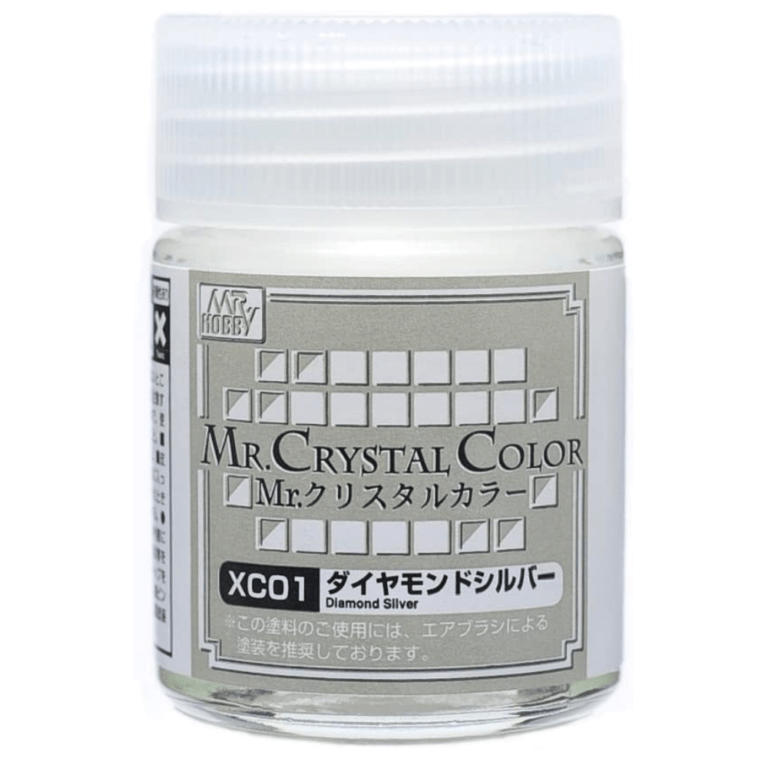 XC01 Diamond Silver Mr. Crystal Color 18ml Bottle - Xc01 DiamonD Silver 768x768