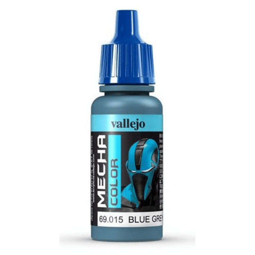 Vallejo 69015 Blue Grey Mecha Color 17ml Bottle - Gundam Pros