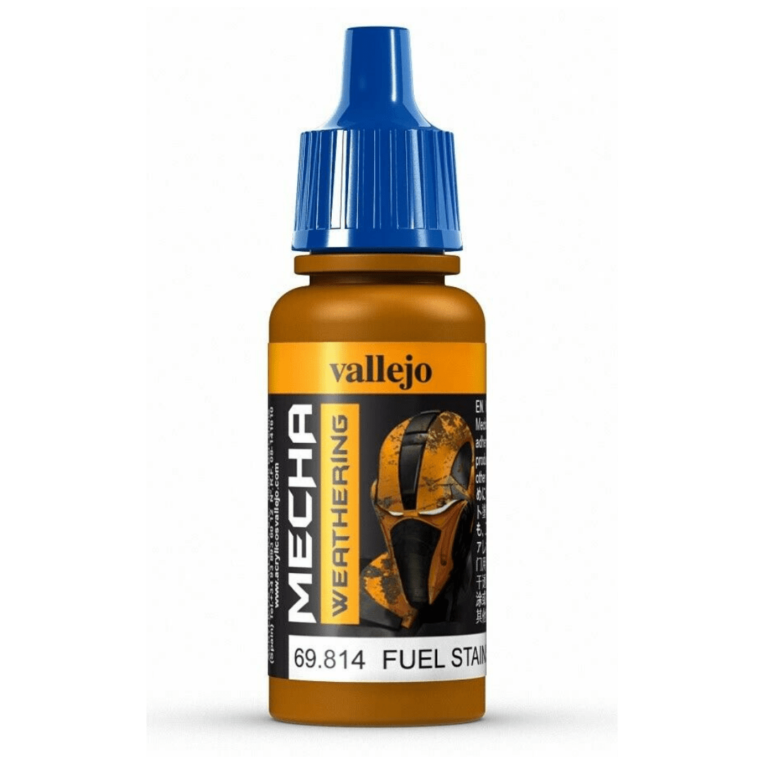 Vallejo 69814 Fuel Stains Gloss Mecha Weathering 17mL Bottle - Gundam Pros