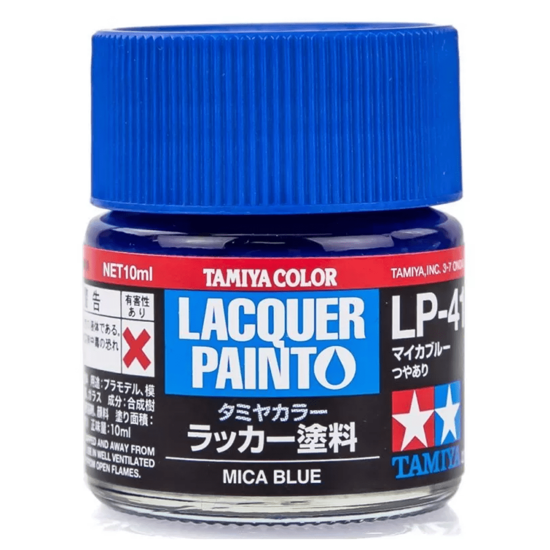 LP41 Mica Blue Lacquer Paint 10ml Bottle - Gundam Pros