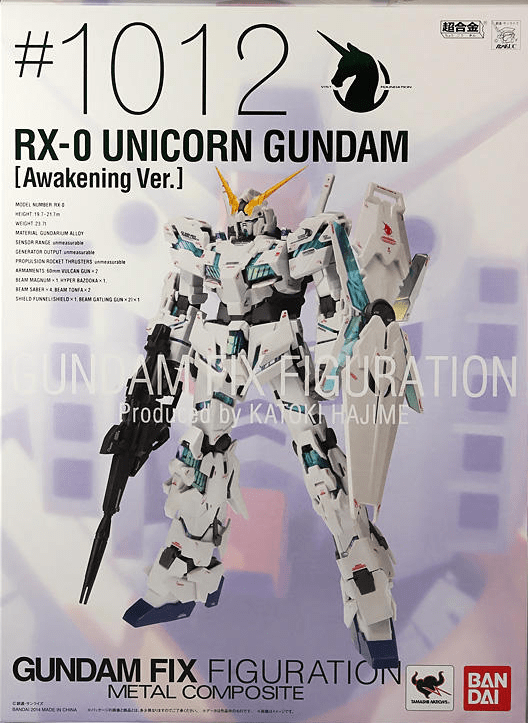 Fix Figuration 1012 RX 0 Unicorn Gundam Awakening Version