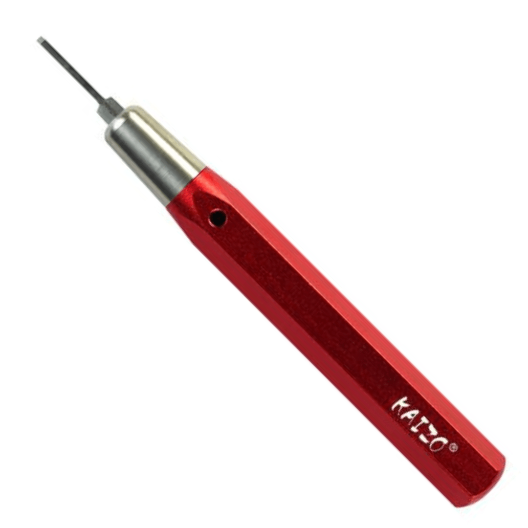 Kaizo Tungsten Steel Carving Chisel Red Handle Gundam Pros