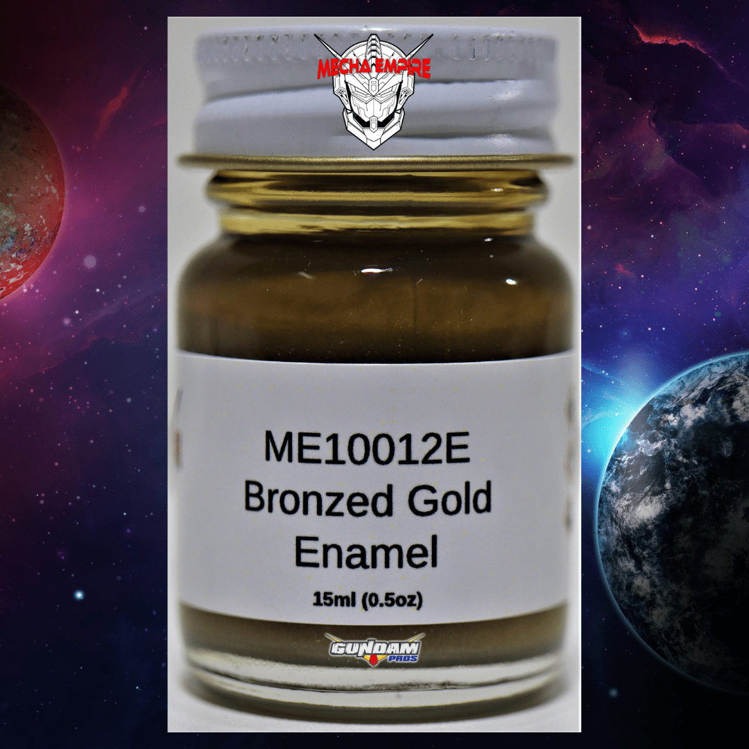 ME10012E Bronzed Gold Metallic Enamel 15ml Bottle Gundam Pros