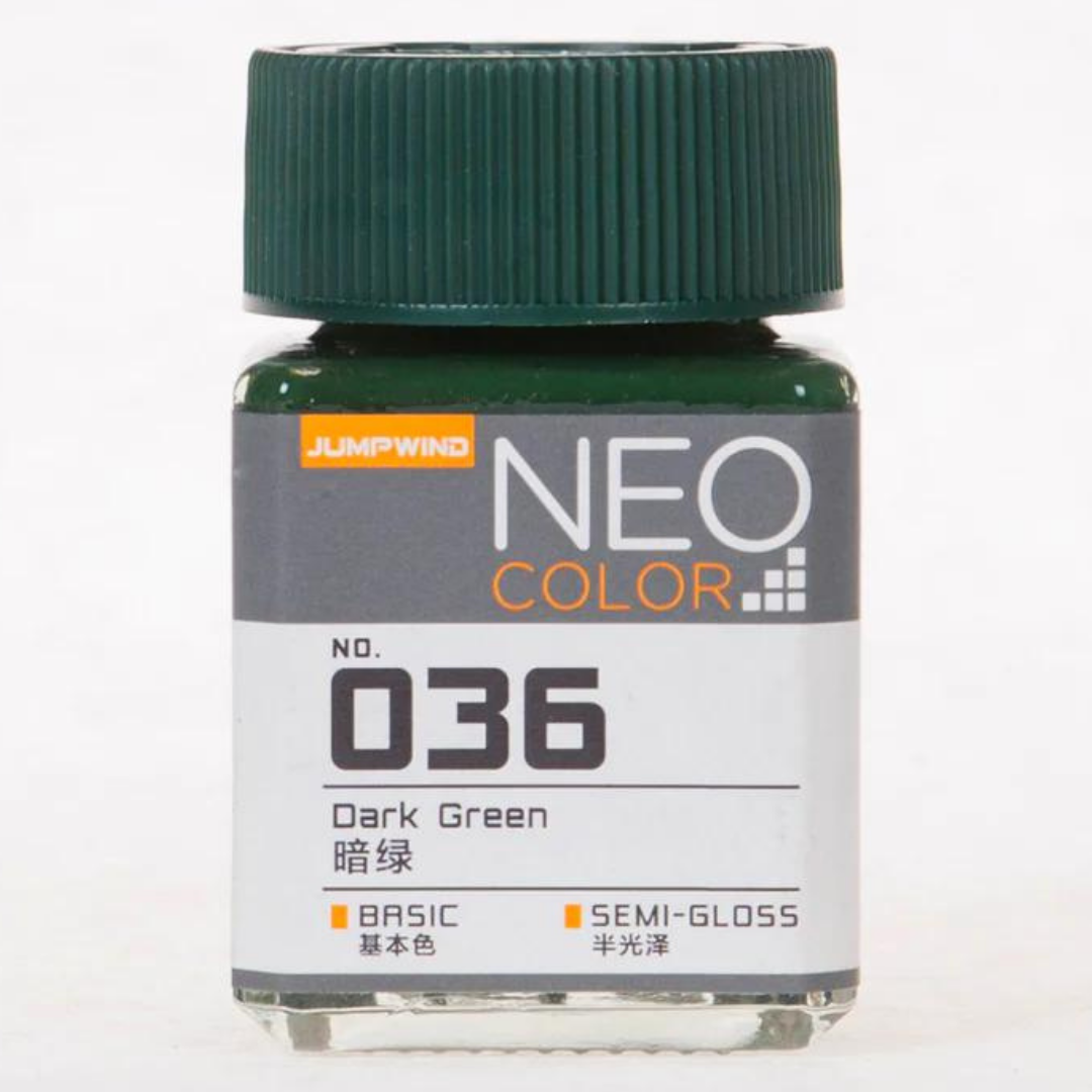 Neo 036 SemiGloss Dark Green 18ml Bottle Gundam Pros